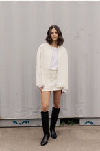 Load image into Gallery viewer, IDAE Drop Shoulder Coat - Ivory  Hyde Boutique   
