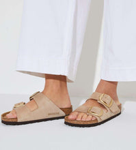 Load image into Gallery viewer, Birkenstock Arizona Big Buckle Nubuck (Regular) - Sandcastle  Hyde Boutique   
