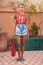 Load image into Gallery viewer, Alemais Laurence Chenille Fitted Tee - Rust Hyde Boutique
