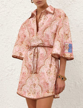 Load image into Gallery viewer, Zimmermann Daylight Tunic Mini - Damask Rose ARRIVING 15 NOV
