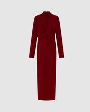 Load image into Gallery viewer, Camilla and Marc Ravine Draped Sleeve Dress - Cherry
