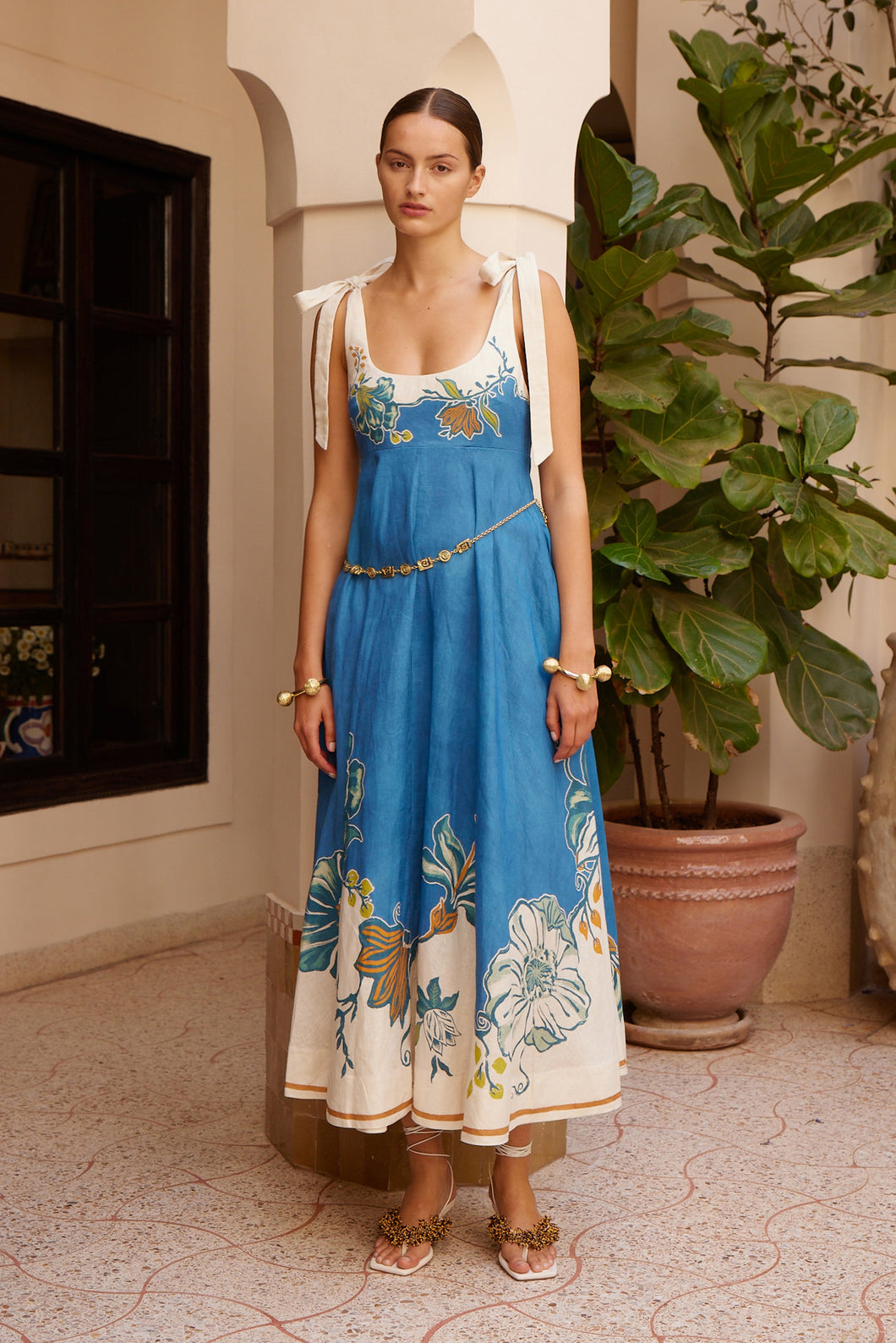 Alémais Luda Ballet Sundress - Blue
