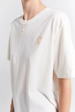 Load image into Gallery viewer, Karen Walker Embroidered Runaway Girl Classic Organic Cotton T-Shirt - Ecru  Hyde Boutique   
