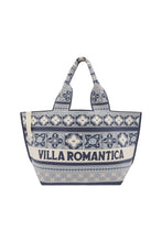 Load image into Gallery viewer, Alemais Villa Romantica Jacquard Maxi Tote - Blue
