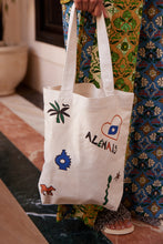 Load image into Gallery viewer, Alemais Maroc Library Tote - Ivory Hyde Boutique
