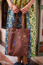 Load image into Gallery viewer, Alemais Maroc Choc Library Tote - Chocolate Hyde Boutique
