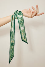 Load image into Gallery viewer, Alémais Sara Silk Twill Tie - Green Apparel > Women > Clothing > Accessories > Scarves &amp; Wraps > Alémais Hyde Boutique
