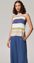 Load image into Gallery viewer, Pol Estel Stripe Knit Tank - Blue Multi  Hyde Boutique   
