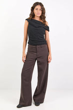 Load image into Gallery viewer, Stories Be Told Fierce Low Rise Stretch Wide Leg - Chocolate
