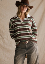 Load image into Gallery viewer, FAR MER. by Whitney Jersey - Green/Choc Hyde Boutique
