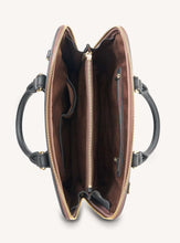 Load image into Gallery viewer, SABEN Parker Briefcase - Black Croc

