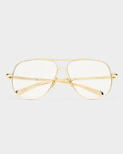 Load image into Gallery viewer, Luv Lou The Carter Blue Light Glasses - Gold Eyewear Luv Lou
