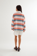 Load image into Gallery viewer, Commonplace Columbia Road Polo - Multi-Stripe Hyde Boutique
