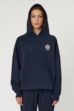Load image into Gallery viewer, Remain Crest Hoodie - Indigo Hyde Boutique

