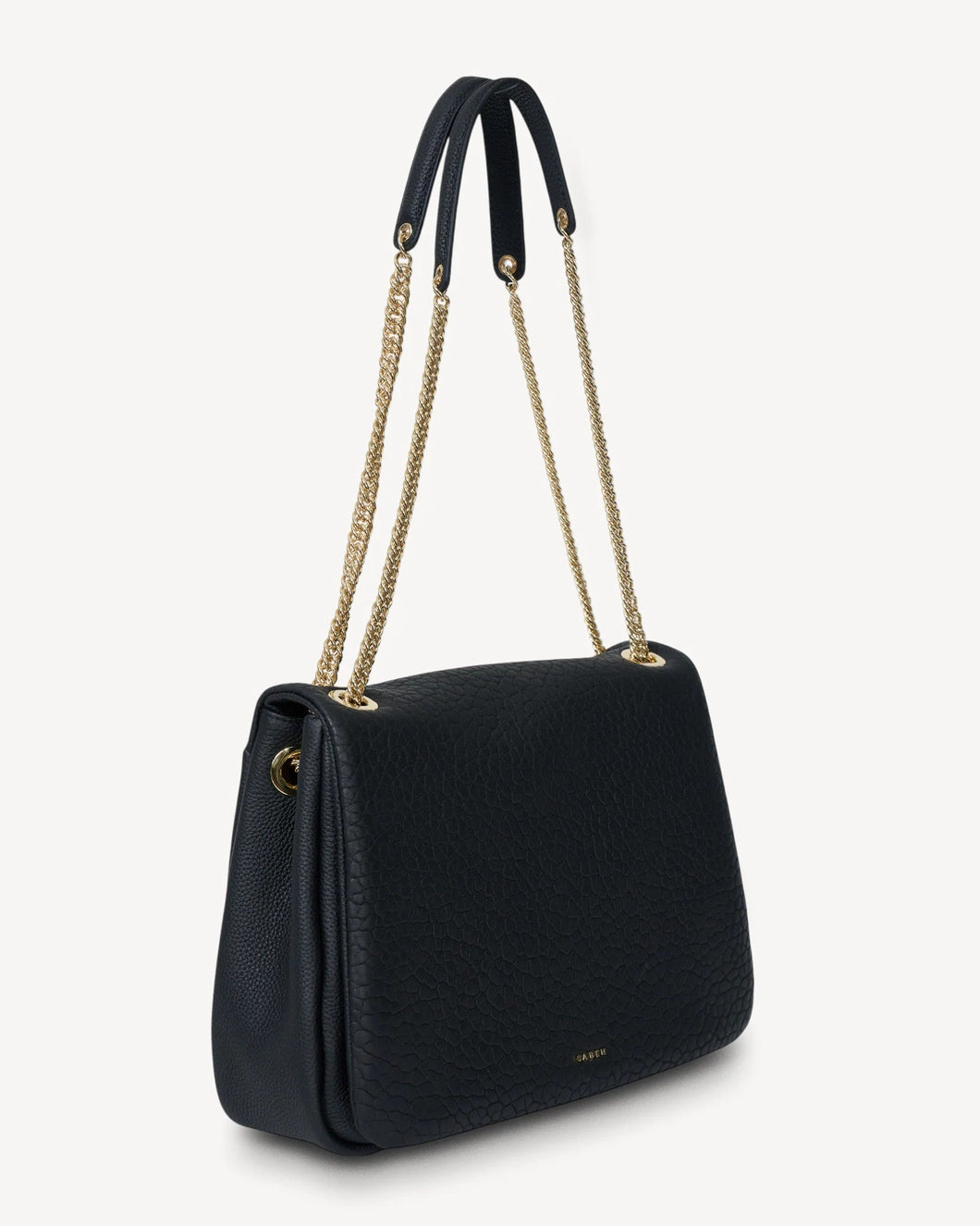 SABEN Florence Shoulder Bag - Black Bubble