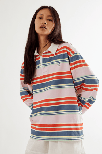 Commonplace Columbia Road Polo - Multi-Stripe Hyde Boutique