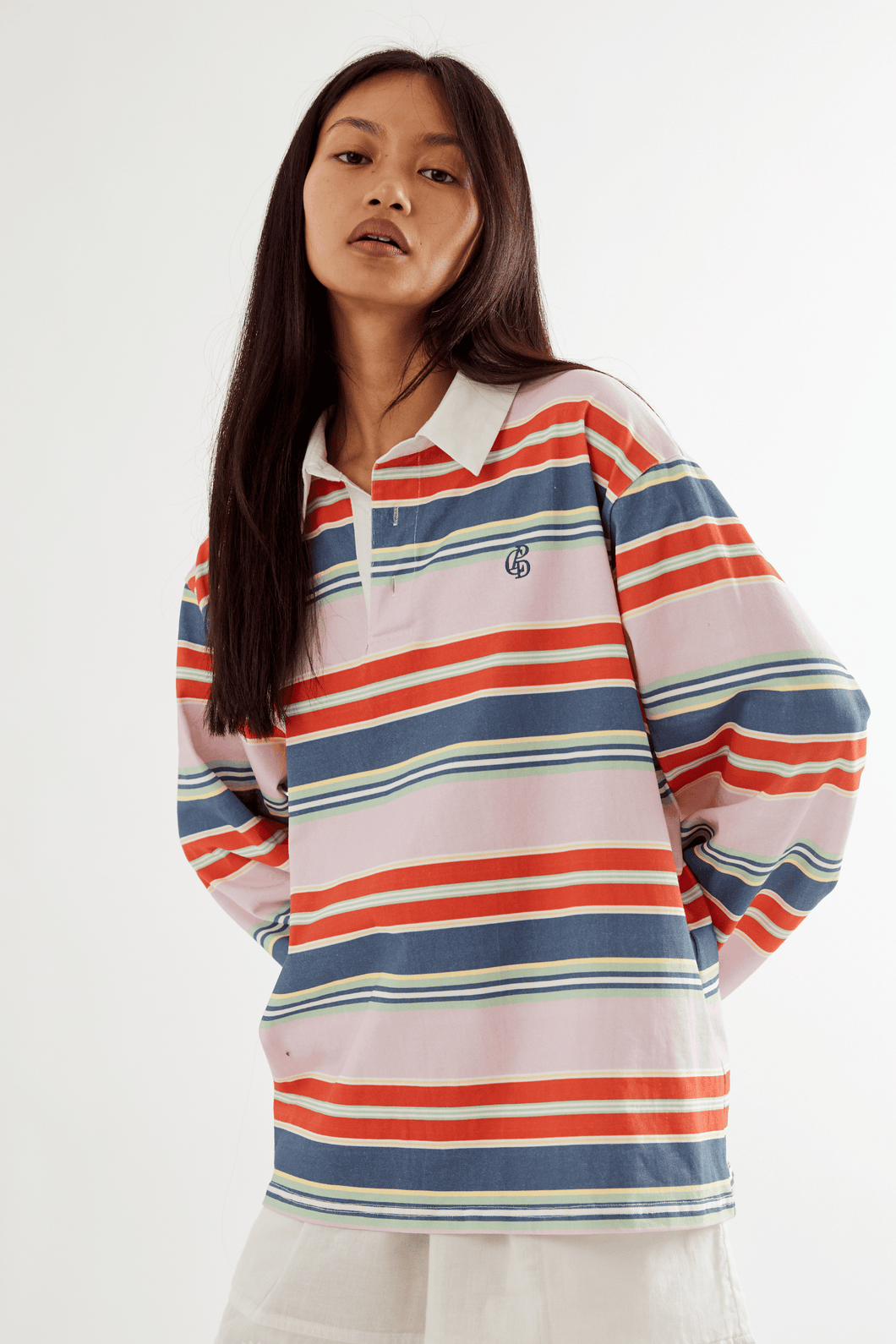 Commonplace Columbia Road Polo - Multi-Stripe Hyde Boutique