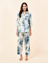 Load image into Gallery viewer, Papinelle x Karen Walker Romantic Floral Crop PJ - Teal
