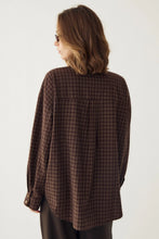 Load image into Gallery viewer, Noella Lisa Shirt - Brown Check - Arriving Start August
