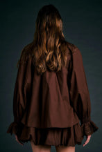 Load image into Gallery viewer, Karen Walker Ivy Blouse - Chocolate
