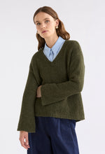 Load image into Gallery viewer, Elk Anken Sweater - Dark Olive Arriving Mid May Hyde Boutique
