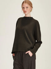 Load image into Gallery viewer, Sills Rei Merino Sweater - Olive Hyde Boutique
