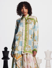 Load image into Gallery viewer, Alémais Checkmate Silk Shirt - Multi  Hyde Boutique   
