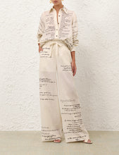Load image into Gallery viewer, Zimmermann Dream Embroidered Shirt - Cream Poem
