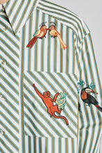Load image into Gallery viewer, Alemais Bisou Embroidered Long Sleeve Shirt - Stripe Hyde Boutique
