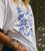 Load image into Gallery viewer, Zaziba Seashells Tee - White Hyde Boutique
