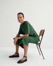 Load image into Gallery viewer, Kowtow Shadow Dress - Forest Apparel > Women > Clothing > Dresses > Midi Dresses > Kowtow Hyde Boutique
