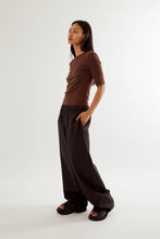 Load image into Gallery viewer, Commonplace Libby Pull On Trouser - Black
