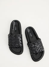 Load image into Gallery viewer, La Tribe Weave Slide - Black Hyde Boutique
