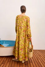 Load image into Gallery viewer, Alemais Kitty Tie Front Shirtdress - Yellow
