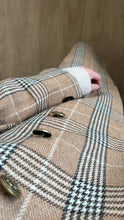 Load image into Gallery viewer, Jordan Elli Brentwood Trench Coat - Camel Check Hyde Boutique
