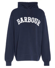 Load image into Gallery viewer, Barbour Northumberland Hoodie - Navy/White Hyde Boutique
