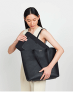 Load image into Gallery viewer, SABEN Augusta Laptop Sleeve 13&quot; - Black Recycled Nylon
