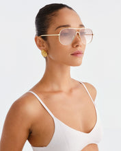 Load image into Gallery viewer, Luv Lou The Carter Sunglasses - Gold Sunglasses Luv Lou
