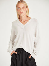 Load image into Gallery viewer, Sills Carnival V Neck Sweater - Pumice
