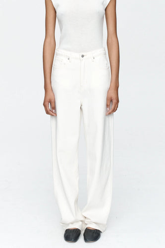 Marle Relaxed Jean - Ivory  Hyde Boutique   