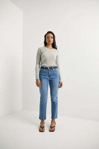Marlow The Easy Straight Jean - Vintage Mid Wash Arriving Friday Hyde Boutique