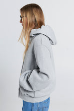 Load image into Gallery viewer, Karen Walker Runaway Girl Cropped Oversized Hoodie - Grey Marle Hyde Boutique
