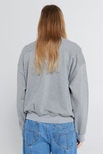Load image into Gallery viewer, Karen Walker Runaway Girl Cotton Crewneck Sweatshirt - Grey Marle Hyde Boutique
