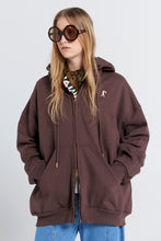 Load image into Gallery viewer, Karen Walker Oversized Hoodie - Chocolate Brown Hyde Boutique

