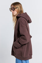 Load image into Gallery viewer, Karen Walker Oversized Hoodie - Chocolate Brown Hyde Boutique
