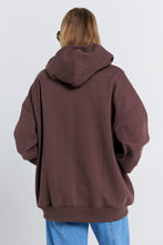 Load image into Gallery viewer, Karen Walker Oversized Hoodie - Chocolate Brown Hyde Boutique

