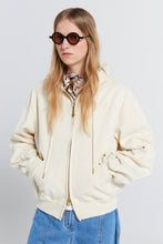 Load image into Gallery viewer, Karen Walker Rocking Horse Cropped Oversized Hoodie - Ecru/Mocha Hyde Boutique

