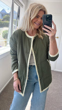 Load image into Gallery viewer, Moke Juniper Women’s Reversible Jacket - Olive Apparel > Women > Clothing > Jackets &amp; Coats > Reversible Jackets > Moke Hyde Boutique

