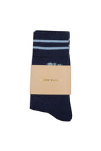 Load image into Gallery viewer, Karen Walker Runaway Girl Socks 2 Pack - White/Denim  Hyde Boutique   

