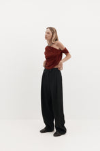 Load image into Gallery viewer, Harris Tapper Lucille Top - Burgundy Apparel > Women > Clothing > Shirts &amp; Tops > Tops > Casual Tops > Harris Tapper Hyde Boutique
